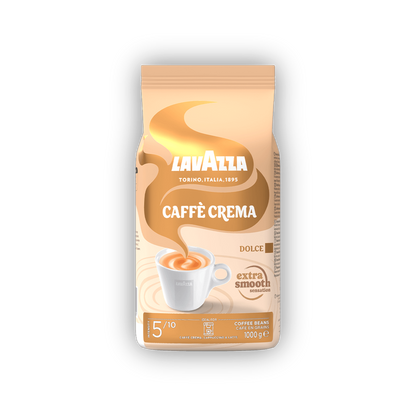 Lavazza Caffè Crema Dolce cafea boabe 1 kg – ambalaj original complet, fundal transparent