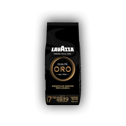 Lavazza Oro Mountain Grown cafea boabe 1 kg – ambalaj original, fundal alb