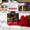 Kimbo Espresso Napoli cafea boabe 1 kg – ambalaj și boabe de cafea, imagine de ambianță