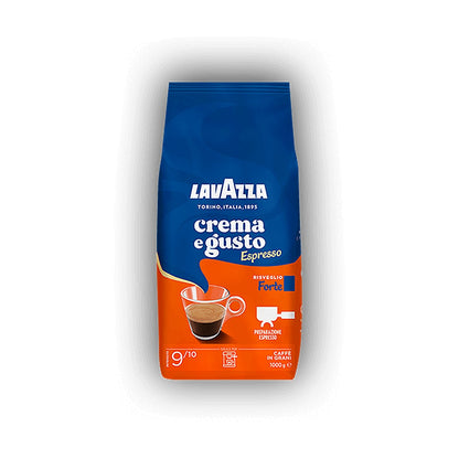Lavazza Espresso Gusto Forte cafea boabe 1 kg – ambalaj original, fundal alb